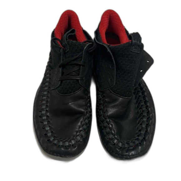 Men's Nike Solarsoft Woven Premium Moccasin Yeezy Size 11 586584-006 Black Snake - Picture 2 of 7